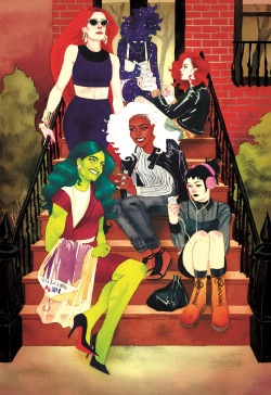 kevinwada:  stormfan27:  A-Force #3 Variant Cover by Kevin Wada  It’s out!  Woot.