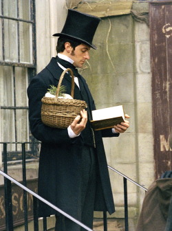 sleepystoryteller:  Richard Armitage as John Thorton in North and South (TV Mini-Series, 2004).   Oh I love him. his voice!