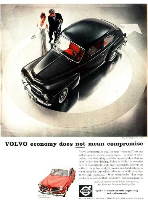 1960 Volvo PV 444 2-Door Sedan &amp; 122 S Amazon 4-Door Sedan. Volvo economy does not mean comp