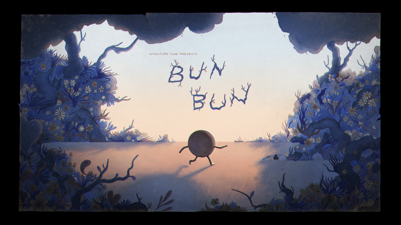 Bun Bun - title carddesigned by Michael DeForgepainted by Joy Angpremieres Thursday,