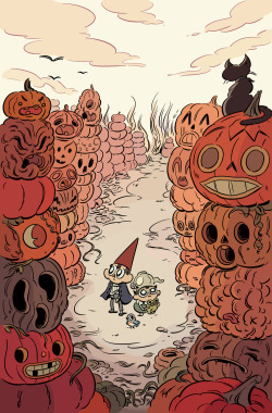 bobjinx:  I did a variant cover for the new series of Over the Garden Wall comics by Pat McHale and Jim Campbell (BOOM). Due out this fall. Look for them, they’re gonna be so great.