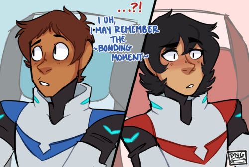 pngpotpies:the lion comms aren’t really the most private place to ask keith on a date, lance