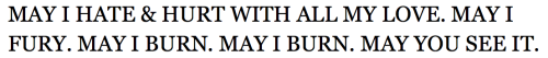 voirlvmer: White Oleander (2002) /   Clarice Lispector, from “The Buffalo” / Lady Snowblood (1973) / Marlon James, from The Book of Night Women / Tirez sur le pianiste (1960) / Kiki Nicole, from “A Lot to be Mad About”