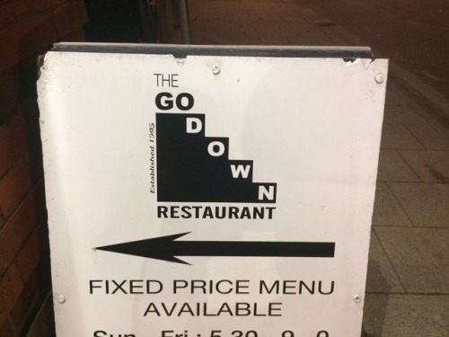 Go down, in York (UK)