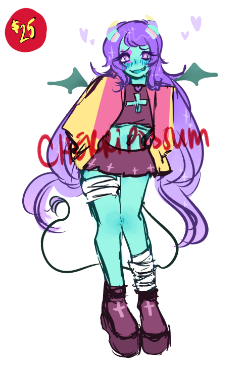 i’m selling this oc design! please send me a message if you’d like to buy! payment is via paypal onl