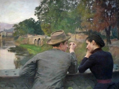 Les Amoureux. 1888. Emile Friant