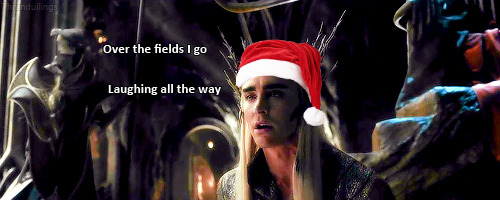 thranduilings:  Jingle bells jingle bells all the dwarves are dead ~ 