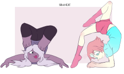 sibandit:  doing yoga… or something like