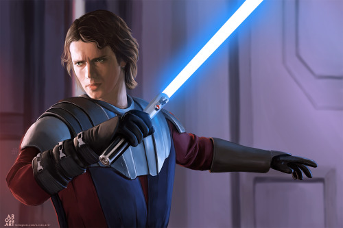 SKYGUYHello there! I’m very happy to show you my new illustration of Anakin Skywalker during the Cl