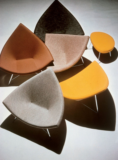 manoftheworldmagazine: George Nelson’s Coconut Chairs. Courtesy of Vitra Design Museum.