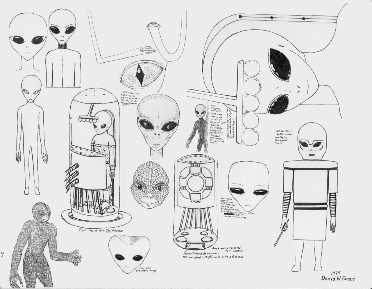 larger-universe:Some pages out of the book ” A Visual Guide to Alien Beings”