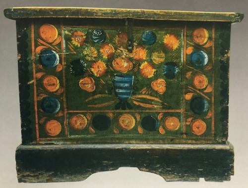 vintage-ukraine:Traditional Ukrainian painted chests “Skrynya”XIX - early XX century