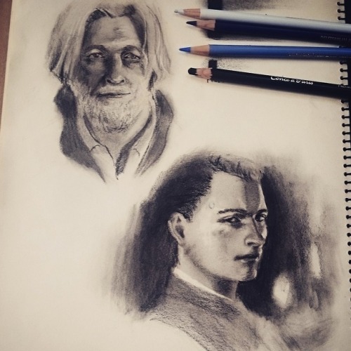 hsalpen:“Detroit: Become Human” Sketching with new pencil. Okay but these are actually so good like 
