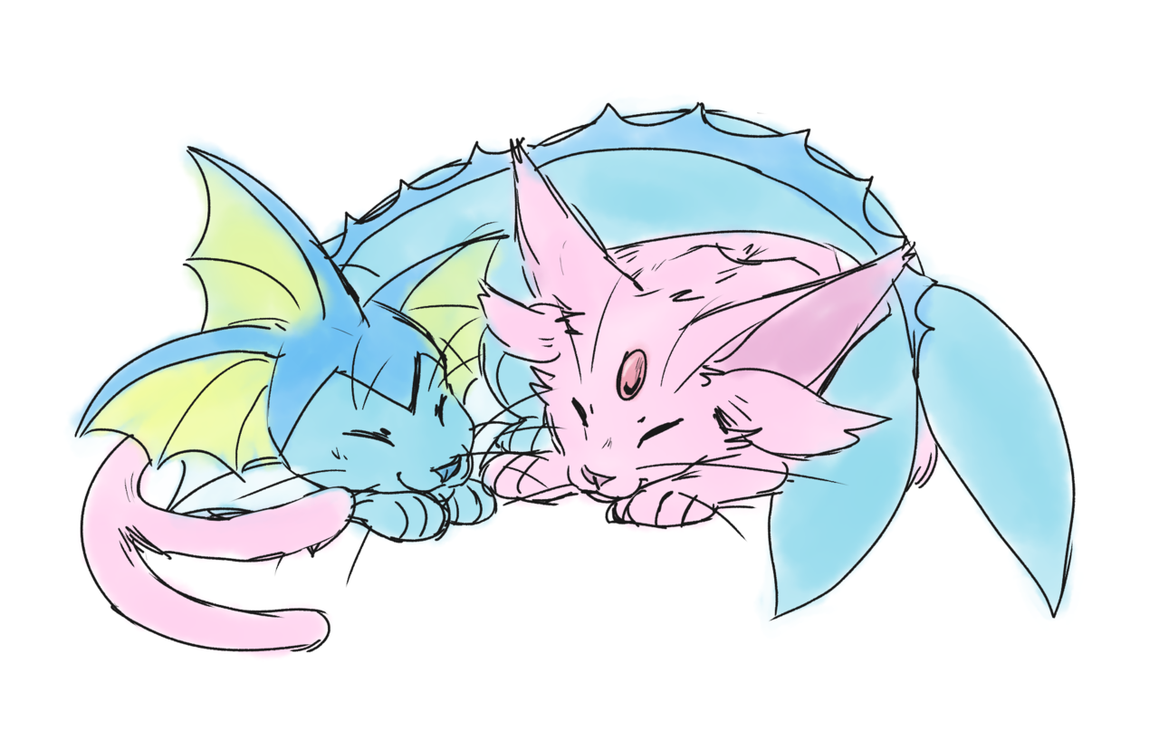 vaporeon and espeon