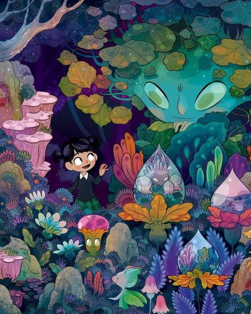 Nightlights by Lorena Alvarez @artichoke_kid ✨#kidlit #kidlitart #lorenaalvarez #graphicnovel #comic