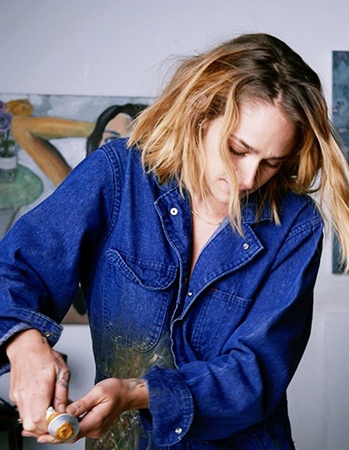 thelightofmywords:    That’s what I paint, I paint people. They’re portraits,
