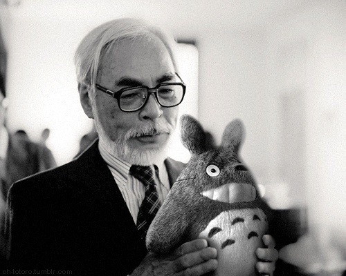 If this picture of Hayao Miyazaki doesn&rsquo;t make you happy, I don&rsquo;t know what will