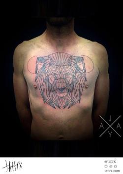 Tattrx:  Jaya Suartika - Polygonal Lion, In Progress Tumblr: Jayasuartika