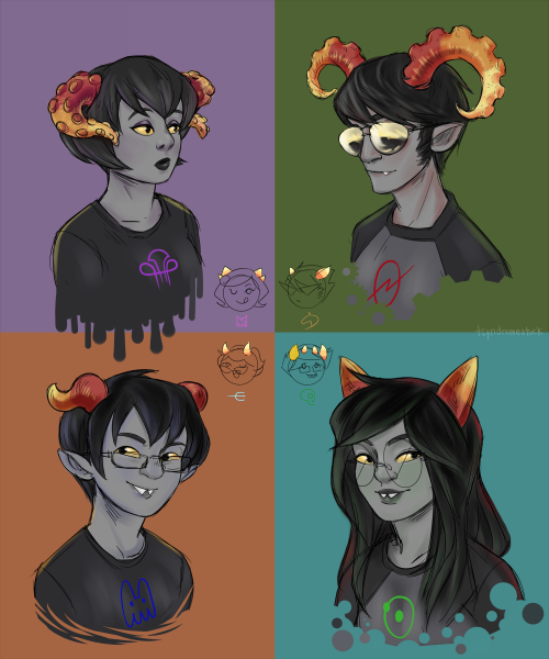 tsyndromestuck: You can probably tell, I’m beta trash. Draw one troll kid, might as well draw 