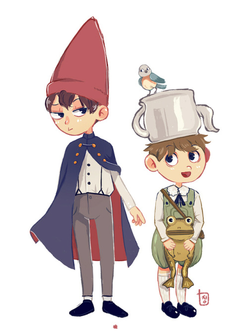 Do you know Wirt and Greg? amazing show, Over the Garden Wall.