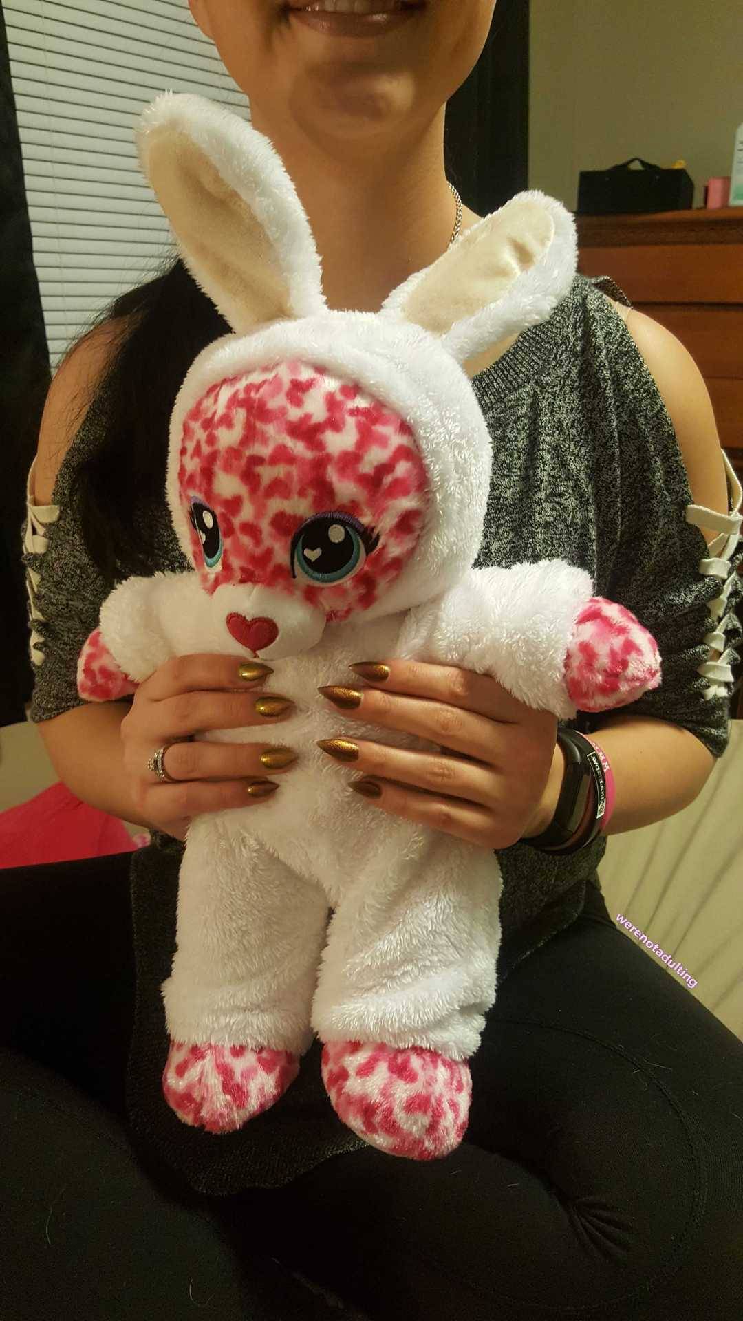 littlewildfyre:  werenotadulting: Daddy took me to Build-A-Bear today.  This bear