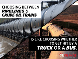 Saveplanetearth:  Big Oil Wants To Make It Seem Like We Have To Accept Either Pipelines