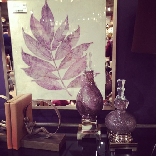 The Beautiful #vases And #print From #Uttermost Highlight That #purple #trend We've Been Watching.