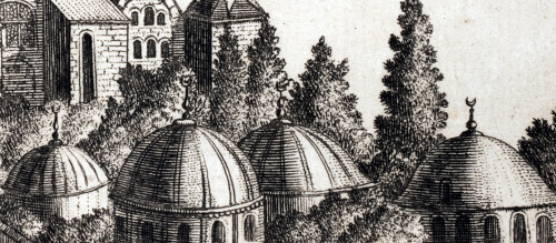 speciesbarocus:Hagia Sophia, Istanbul (1718). Details [x]From: Adriaan Reland - Verhandeling van de 