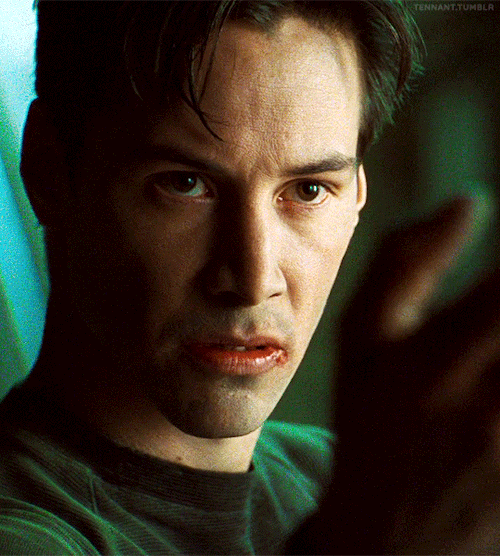 Keanu Reeves As Thomas Anderson/Neo THE MATRIX (1999), Dir. The Wachowskis