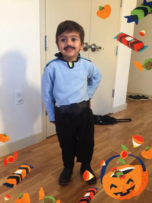 Happy Halloween from #orlandovishwa. My son, Lando Nunziata as Lando Calrissian. This might be the l