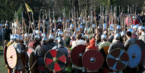 nordravn:  Viking warriors muster by RJE Foster on Flickr.