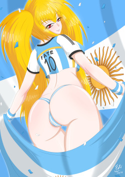 fatelogic:  Ain’t no way we gonna lose with a rear defense as sturdy as this one, ain’t it Nym?;DFate out! Y VAMOS ARGENTINA!!!