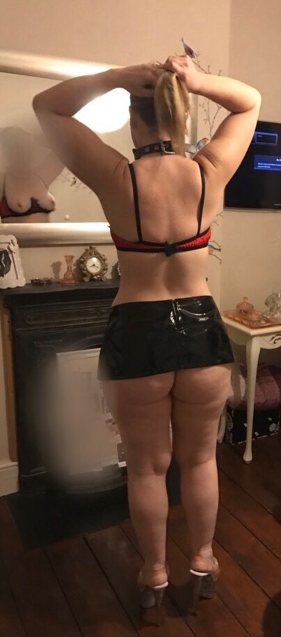 strictmaster: My submissive milf slut, examples of her dressing to please and doing