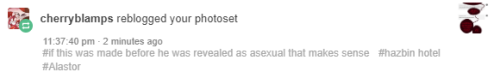 our-cautionary-tale: (( Oh boy here we go! ))(( 1. Why yes, yes he is! Which is a big reason as to w