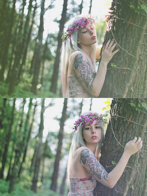 marmaladegirl90:  self portrait on Flickr.