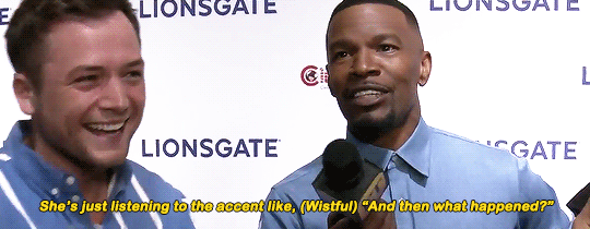 fyeahegerton: Reporter gets distracted by Taron Egerton’s accent mid-interview