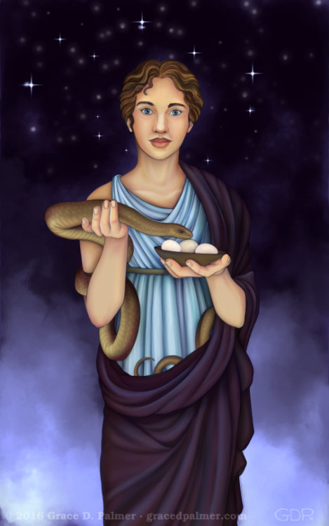 Sirona:She is a Celtic goddess of healing, originally from east-central Gaul and along the Danube. S