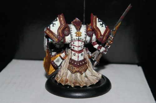 As I promised, here’s Marcuss, fully painted (his base is not finished - shame on me!) and ready to 