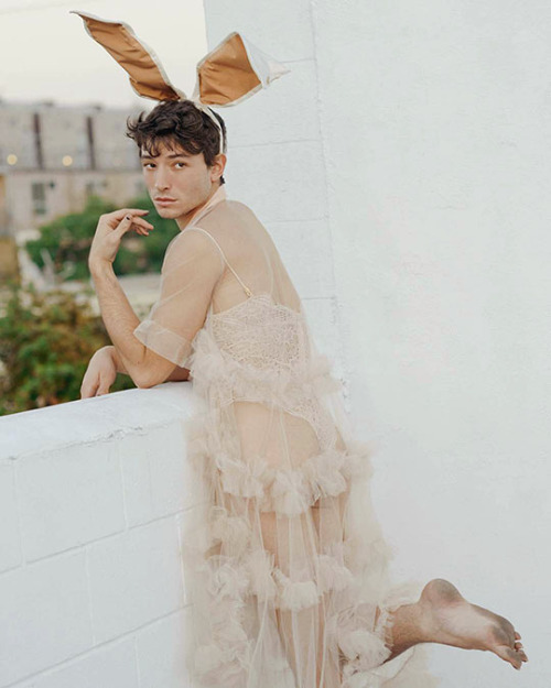 dcmultiverse:Ezra Miller photographed by Ryan Pflugerfor for Playboy (2018) 