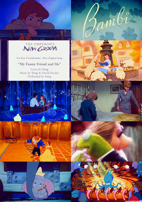 mickeyandcompany:  Academy Award nominated/winning Disney songs 