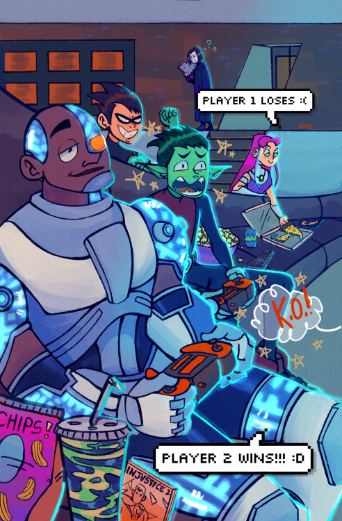 novva:Sorry, BB! :( Got the greenlight to post my piece from @teentitanszine, a charity zine based o