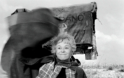 classicfilmblr:The Road (La Strada, 1954) dir. Federico Fellini
