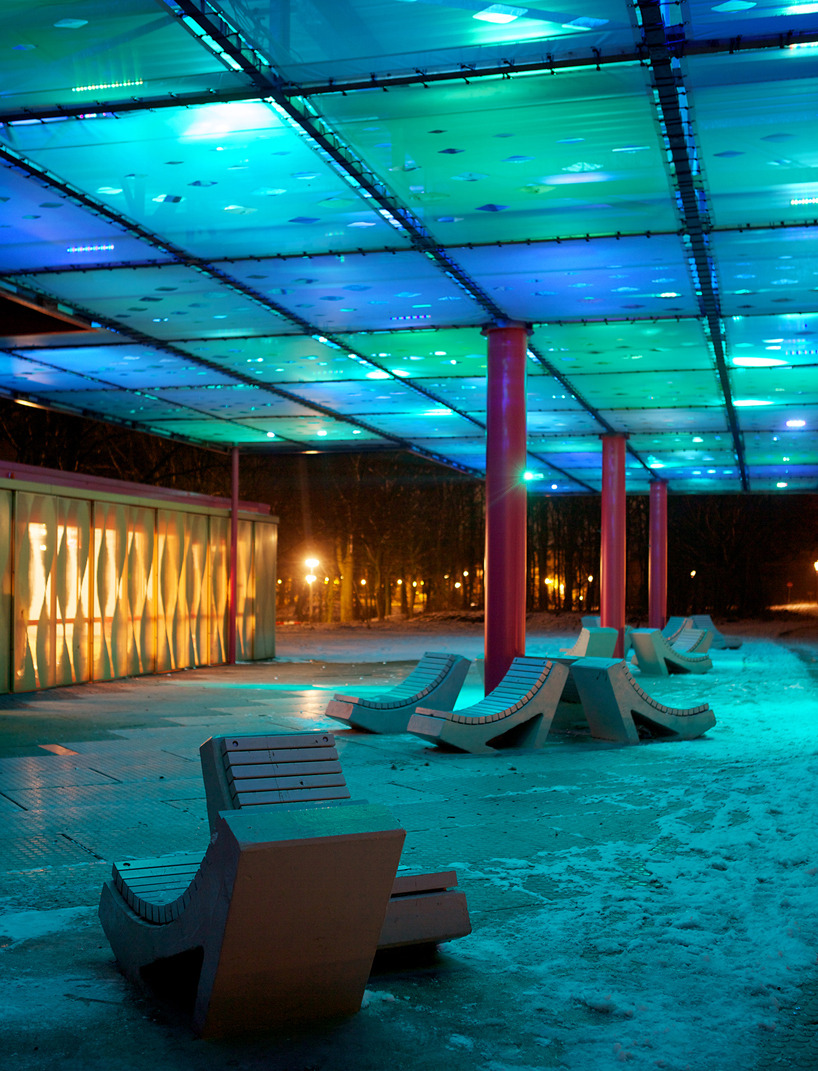 estimfalos:  LED Clouds in Amsterdam, Sophie Valla Architects 