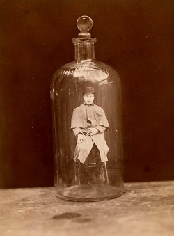 John C. Higgins - Man in Bottle, ca. 1888.