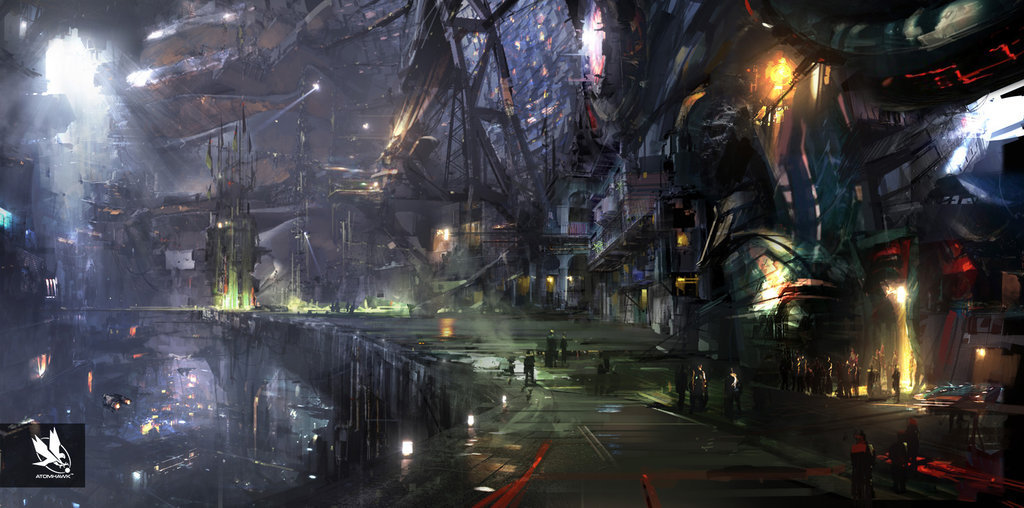 st-just:Guardians of the Galaxy concept art by Atomhawk Design