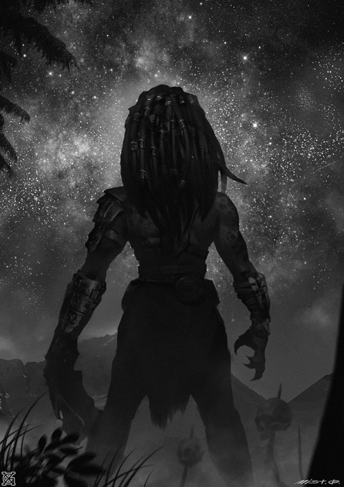 mouseyman99:  ourobogt:  superiottr:  superiottr:  cyberclays:   Female Predator  - fan art by  mist XG     Muh d :x  Maybe now that shape of water won an Oscar Hollywood can stop being cowards & give us the beautiful female yautja/Predator we deserve