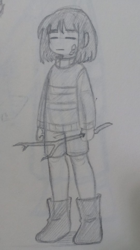 My old go-to design of Frisk