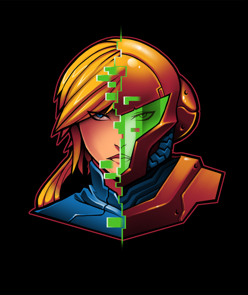 dotcore:  Link and Samus.by Pertheseus. Available on Shark Robot: Link and Samus. 