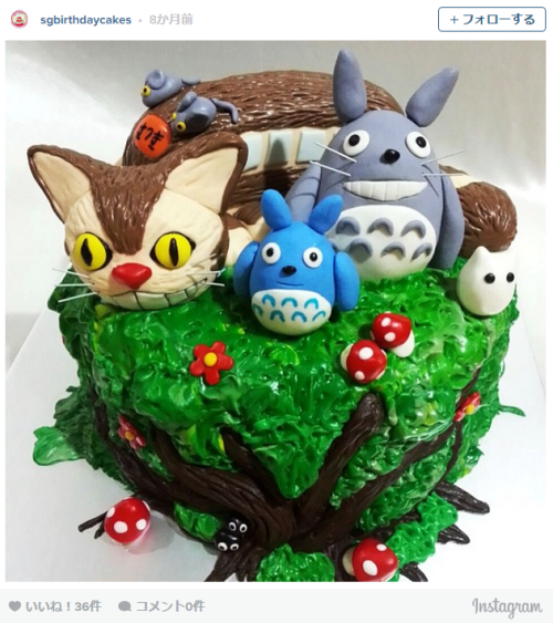 Not a themed cafe, but check out these AWESOME themed Totoro cakes! Amazing!