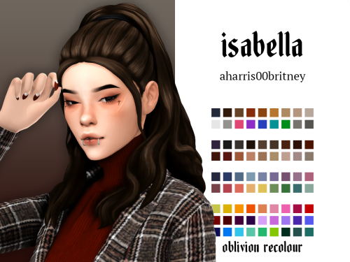 evoxyr: isabella by @aharris00britney ☽  compatible with ah00b’s karley ombre accessory (here) co